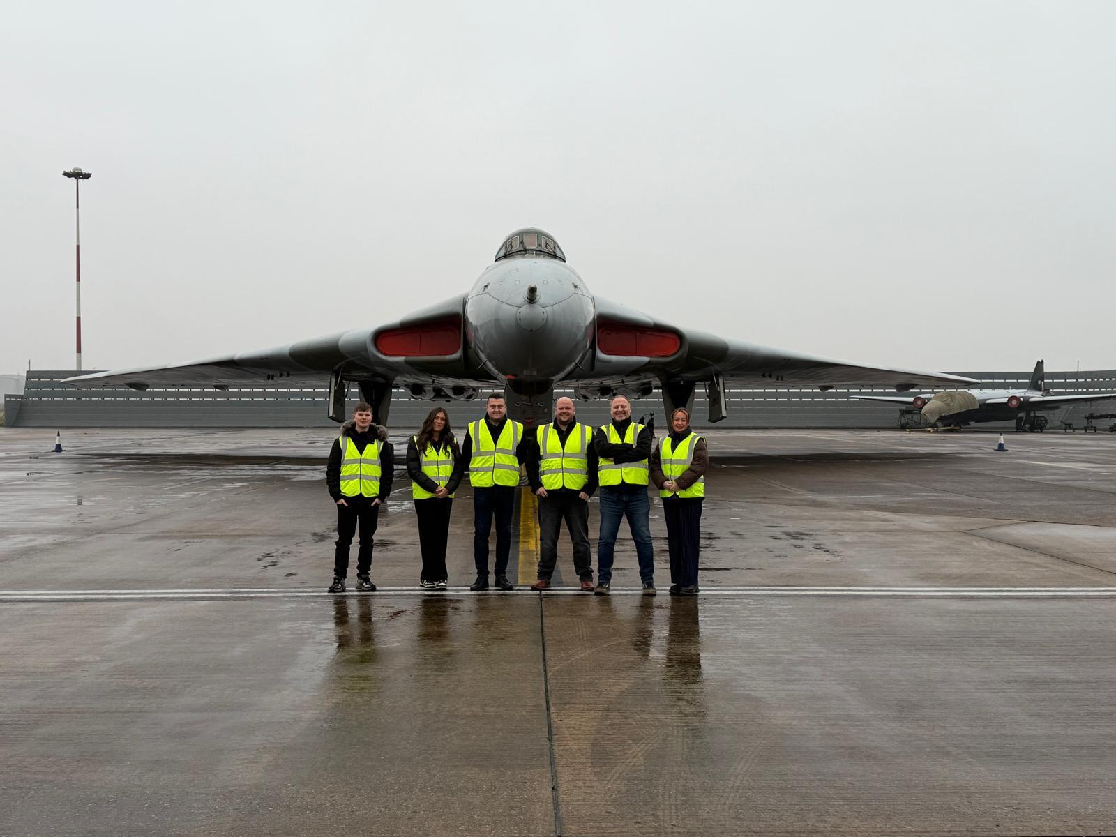 Fastline Services Team Visit the Iconic Avro Vulcan